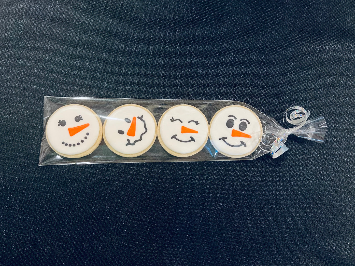 Snowman Face Cookies – Small Holiday Accent