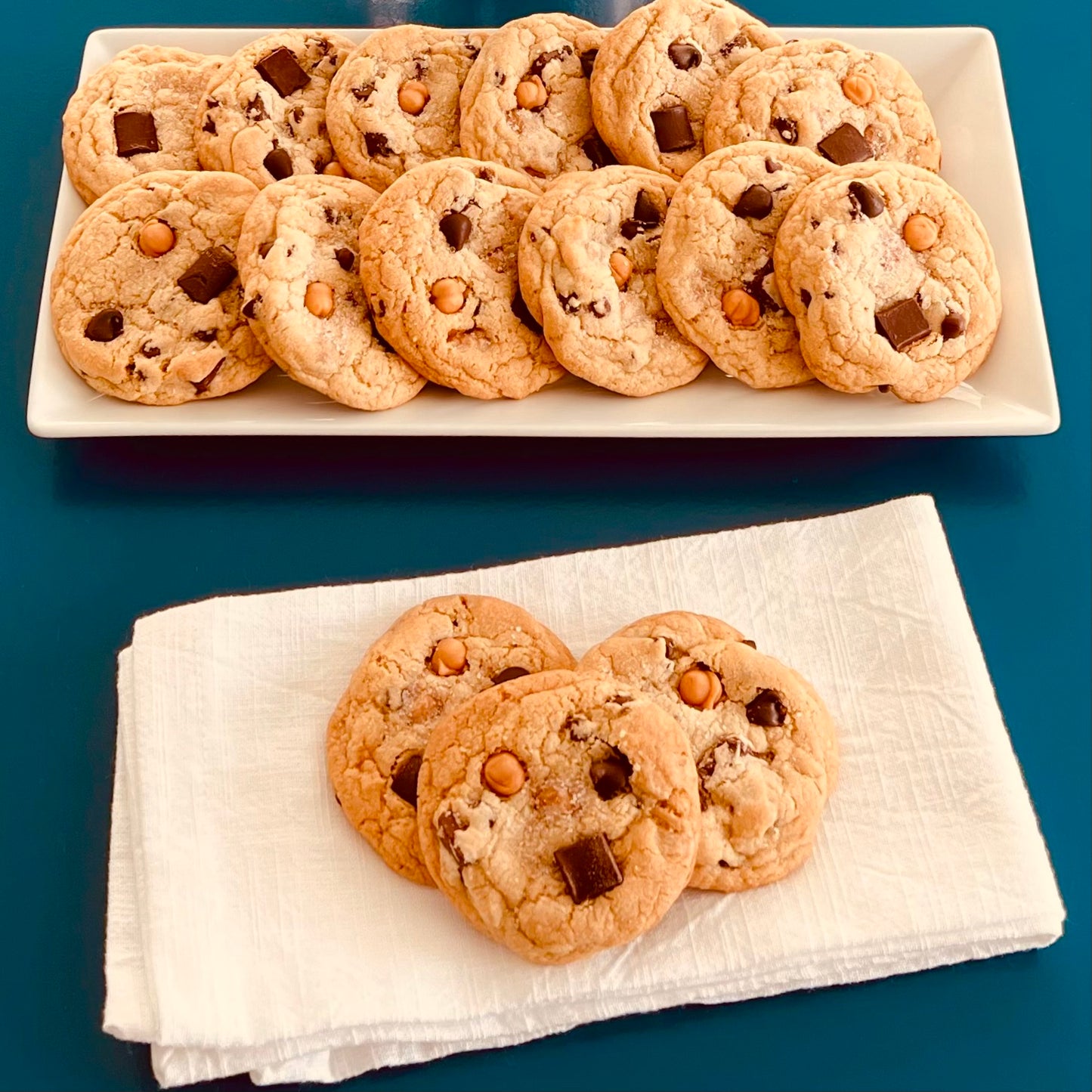 Sea Salt Caramel Chocolate Chunk Cookies – Gourmet Soft-Baked Cookies