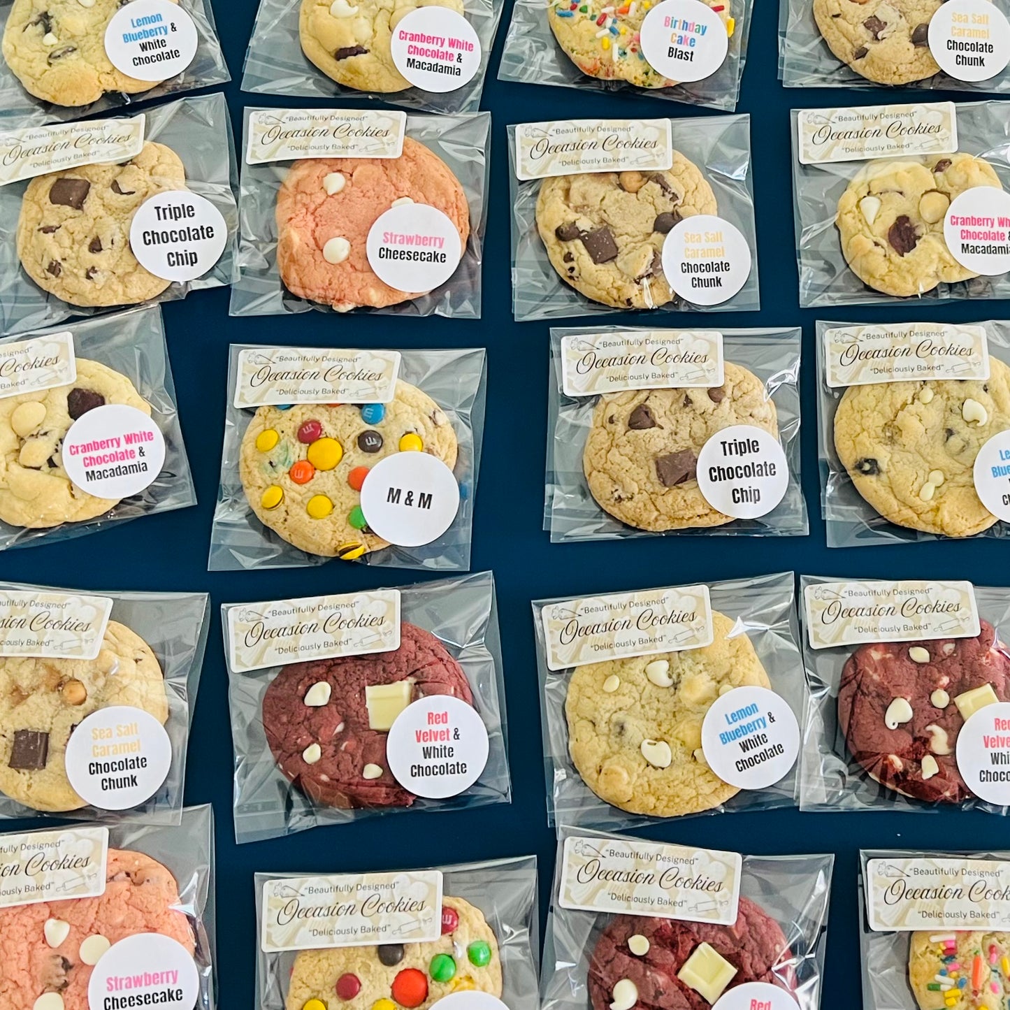 Gourmet Cookie Gift Box – Assorted Flavors (Choose Up to 6)