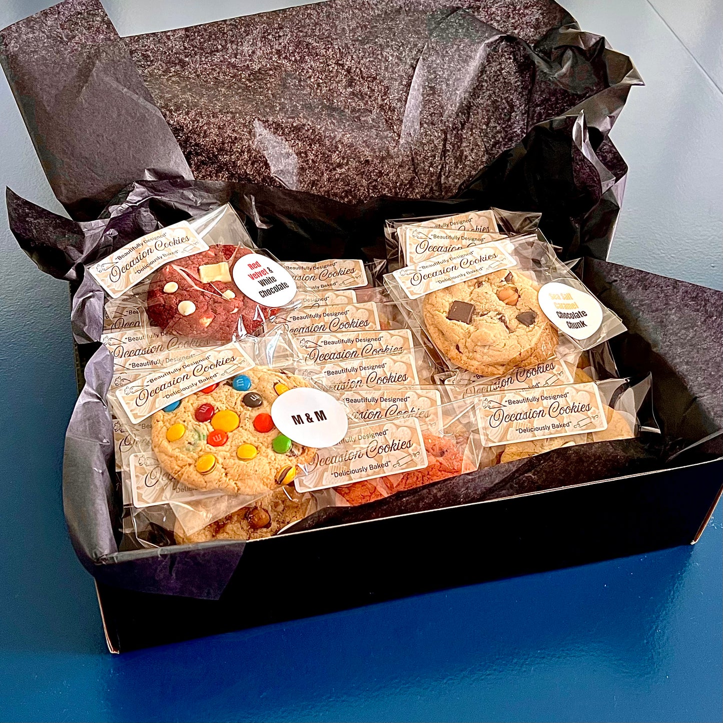 Gourmet Cookie Gift Box – Assorted Flavors - Corporate, Holiday or Occasion gift