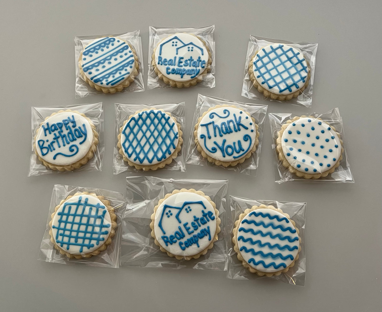 Large Corporate Cookie Box – Luxury Branded Gift (16 Cookies)