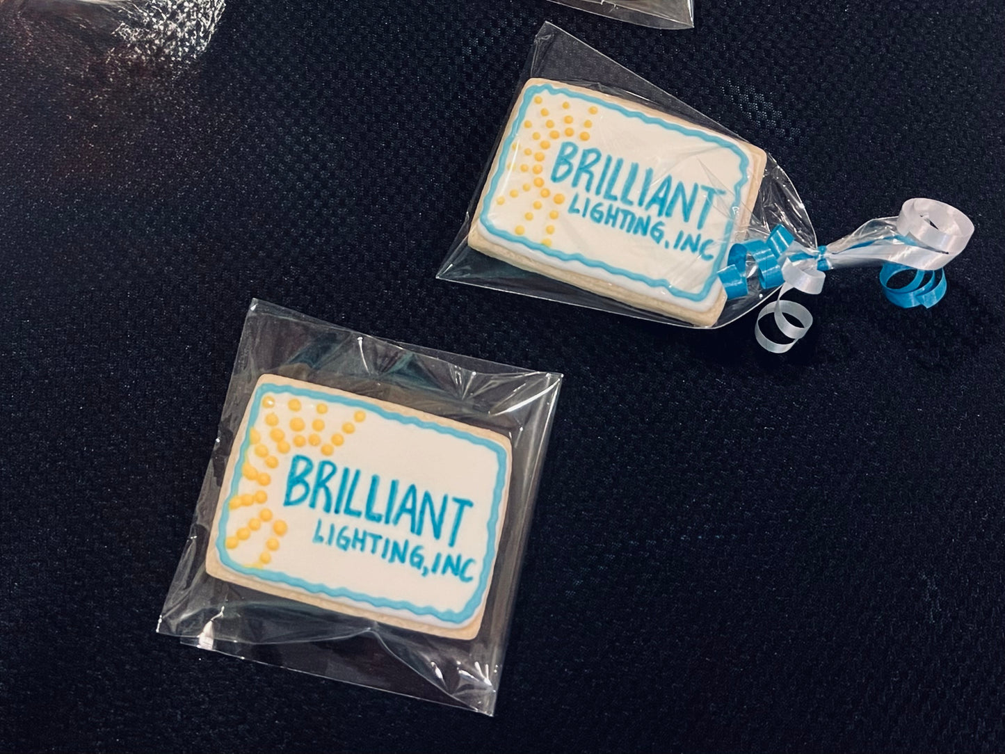 Printed Business Card Cookies – Custom Logo Design