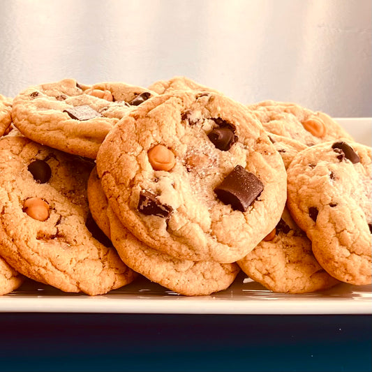 Sea Salt Caramel Chocolate Chunk Cookies – Gourmet Soft-Baked Cookies