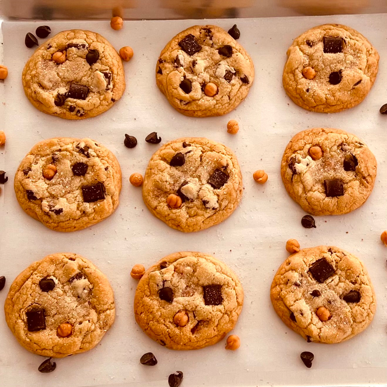 Sea Salt Caramel Chocolate Chunk Cookies – Gourmet Soft-Baked Cookies