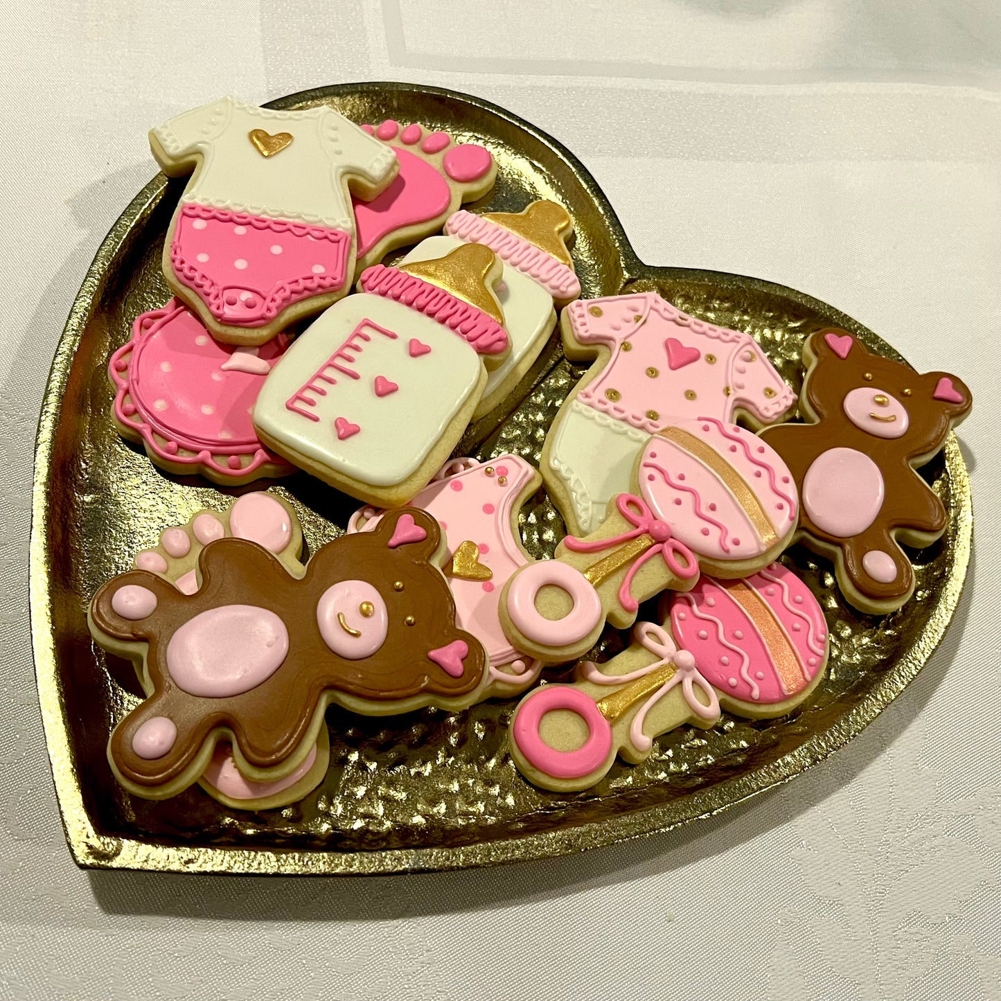 Teddy Bear Baby Shower Cookies – Onesies, Rattles, Bottles & Baby-Themed Sugar Cookies (Copy)
