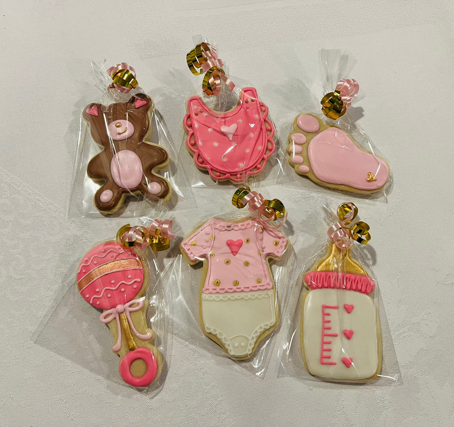 Teddy Bear Baby Shower Cookies – Onesies, Rattles, Bottles & Baby-Themed Sugar Cookies (Copy)