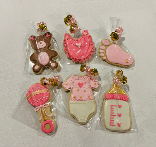 Teddy Bear Baby Shower Cookies – Onesies, Rattles, Bottles & Baby-Themed Sugar Cookies (Copy)