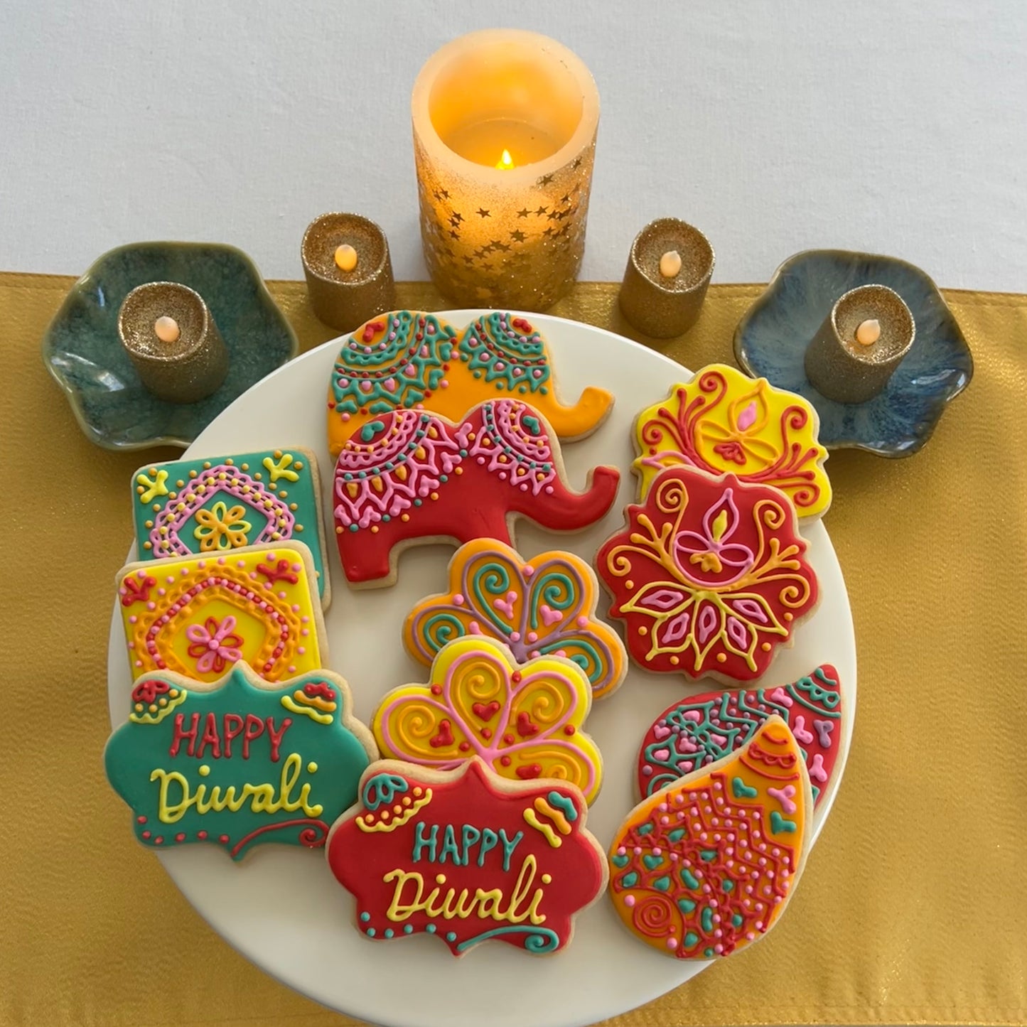 Diwali Cookies – Custom Festival of Lights Sugar Cookies