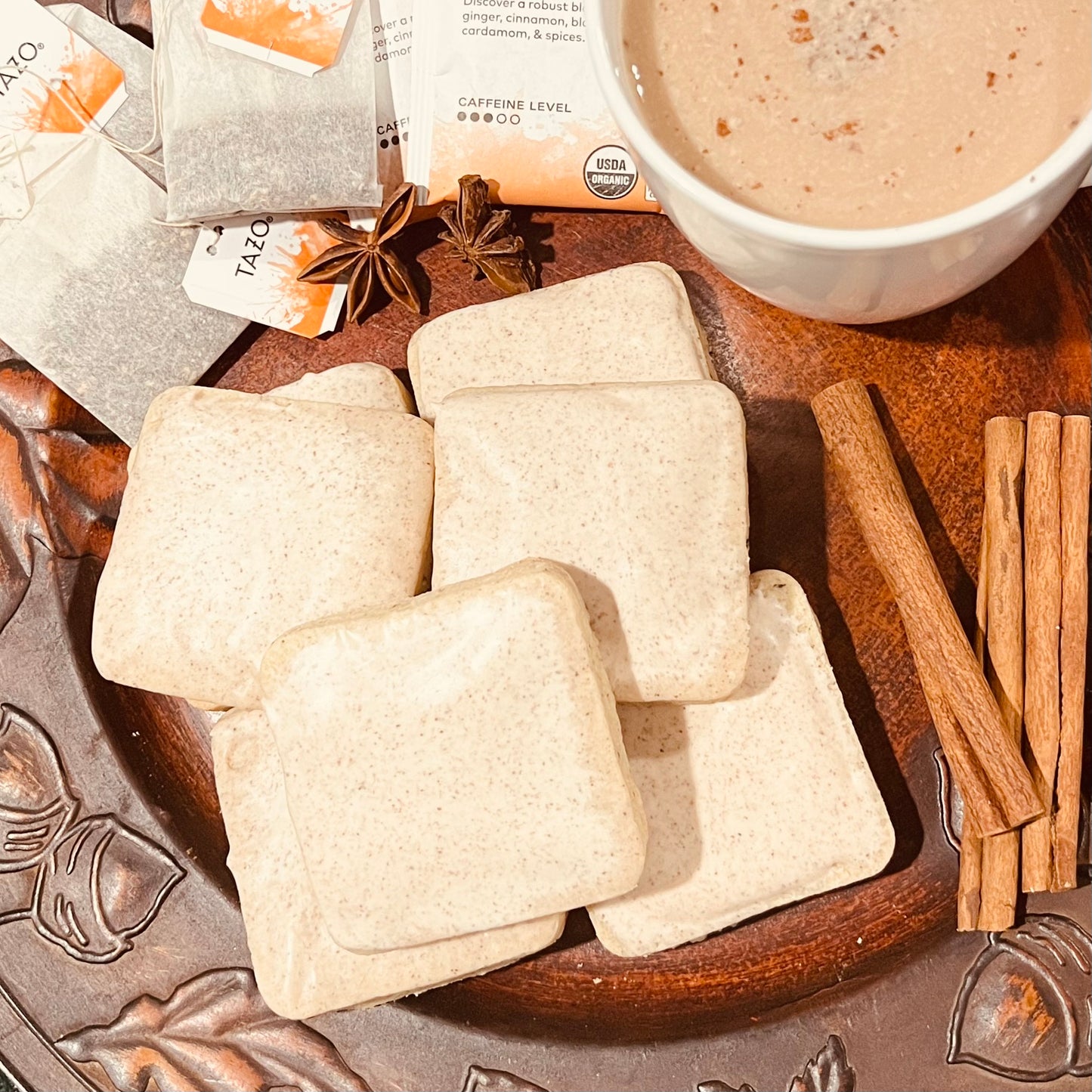 Vanilla Chai Spiced Tea Cookies – Soft Shortbread-Style Cookies with Chai Spices