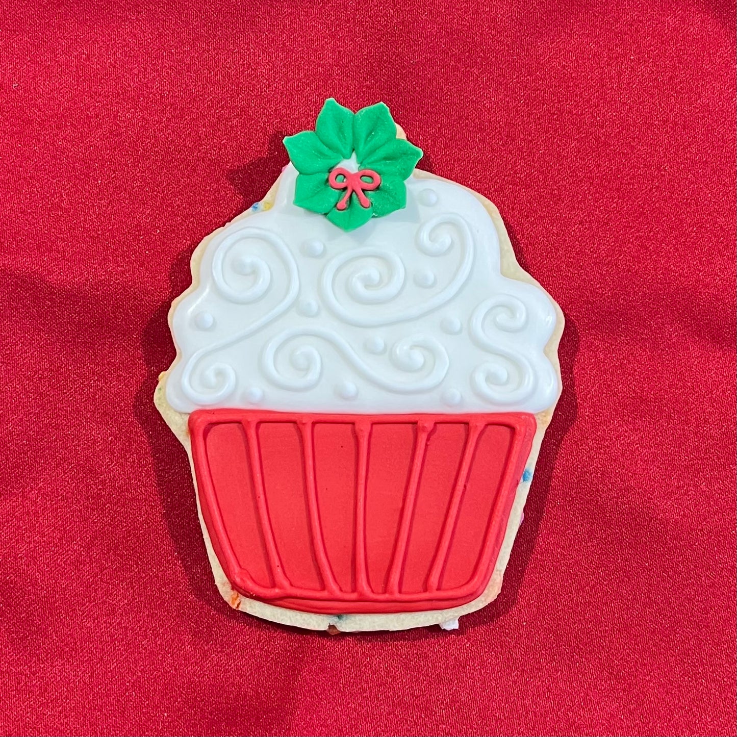 Christmas Cupcake Cookies – Festive Holiday Sugar Cookies (Vanilla or Funfetti)