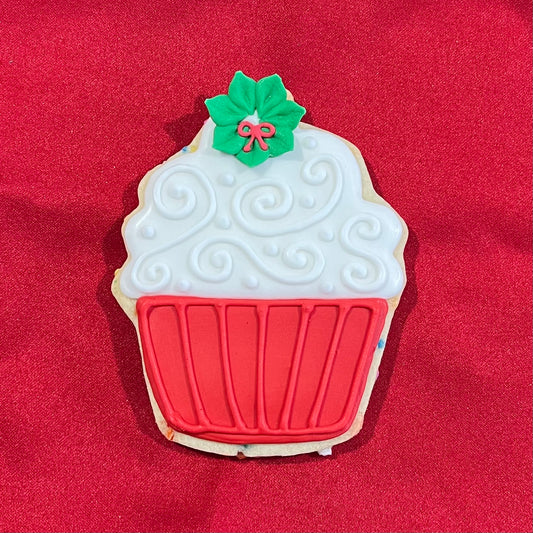 Christmas Cupcake Cookies – Festive Holiday Sugar Cookies (Vanilla or Funfetti)